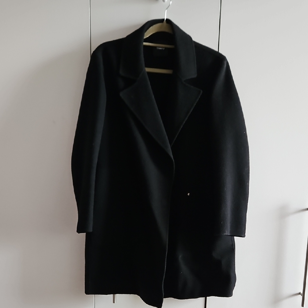 Theory Clairene Black Coat for Women Size S